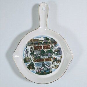 Utensil Trivet VTG Ceramic Souvenir Decor Boot Hill Dodge City Made in Japan